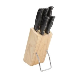Knife Set with Wooden Block