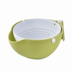Plastic Round Colander with Bowl