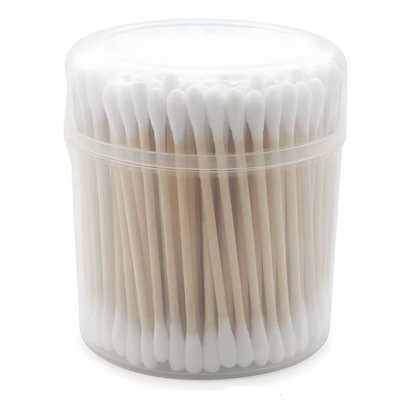 3Pack Multipurpose Natural Bamboo Dual Ended Cotton Buds/Swabs