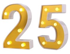 LED Number Tabletop Light -25