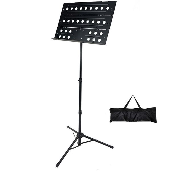 Music Stand for Sheet Foldable Book Stand Metal Height Adjustable with Tray
