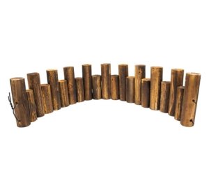 Wooden Log Fence 80cm