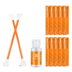 K&amp;F 10 Swab 16mm Dual Head CMOS APS-C Camera Sensor Cleaning Kit 20ml Fluid