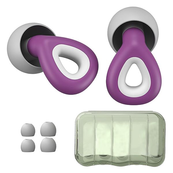 Ear Plugs for Sleeping Noise Cancelling,Reusable Earplug,Silicone Flexible