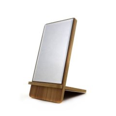 LPS Square Standing Foldable Cosmetic Makeup Travel Desk On-the-go Mirror
