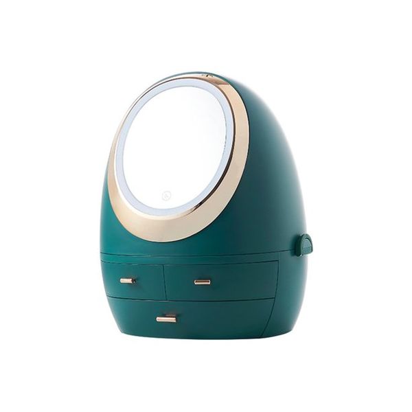 Portable Cute Swan Egg Shape Makeup Cosmetic Storage Organizer