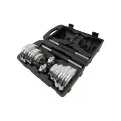 Chrome Dumbell Set 15kg