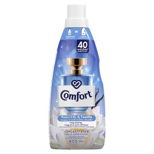 Comfort Water Lily &amp; Vanilla Concentrated Laundry Fabric Softener 800ml