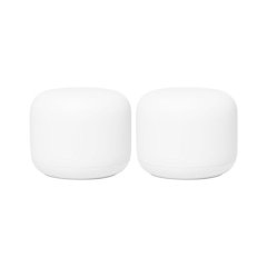 Google - Nest Wifi Router and Single Point - Snow