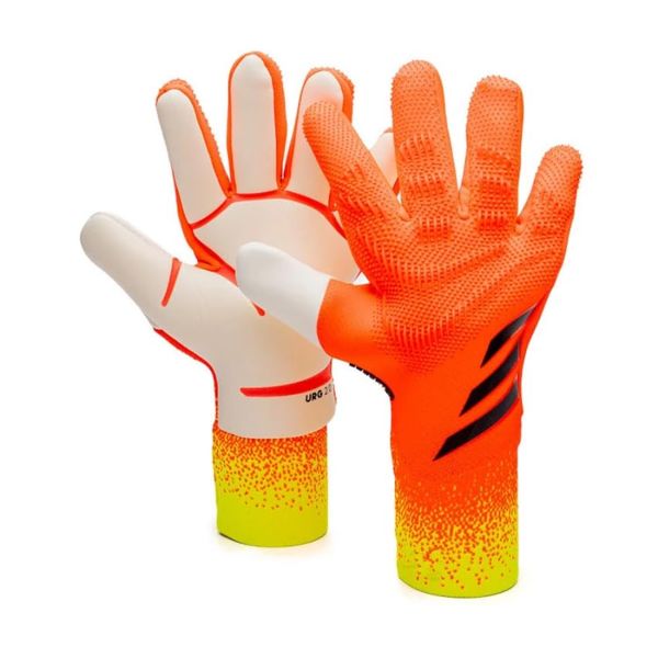 Soccer Goalkeeper Gloves for Adults and Children,Size:8, Black Orange