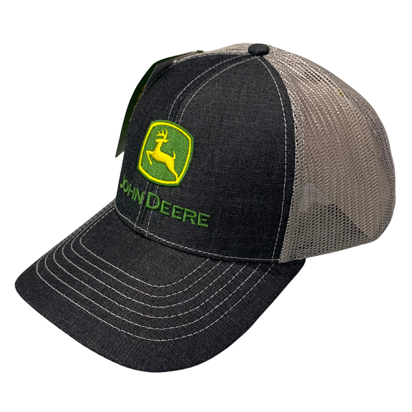 John Deere Green and White Mesh Cap - Adult
