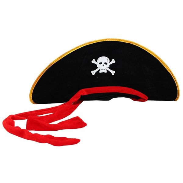 Party Cosplay Kids Halloween Pirate Triangle Hat Party Costume (25.5cm)
