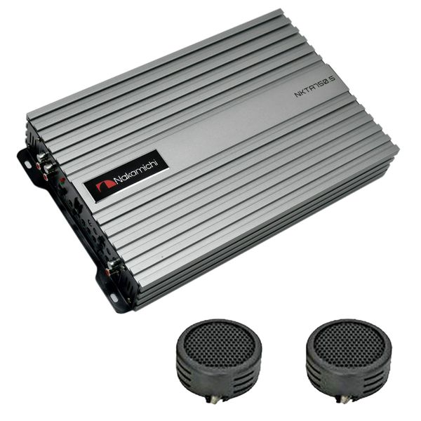 Nakamichi NKTA750.5-Alt 3600w 5 Channel Amplifier &amp; Evo Tweeters