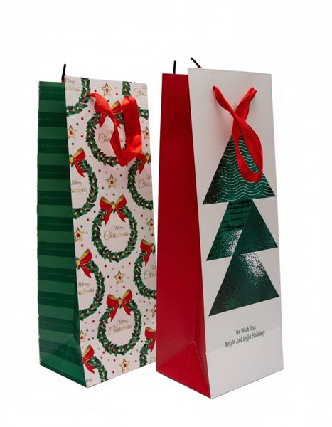 Christmas Wine Gift Bags