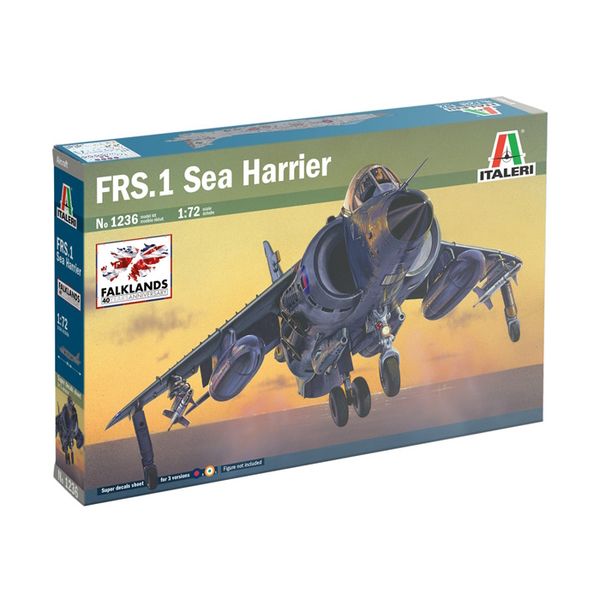 Italeri 1/72 Sea Harrier FRS.1 Plane Plastic Model Kit