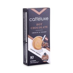 Caffeluxe Nespresso Compatible Milky Hot Choc Capsules | 10 Box