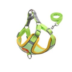 No Pull Dog Harness With Leash - Green - Medium