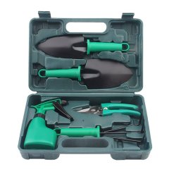 Durable Garden Tool Set with Storage Case - 5 Piece