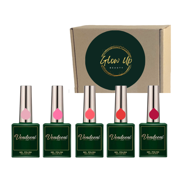 Glow Up UV Gel Nail Polish - Shades of Pink