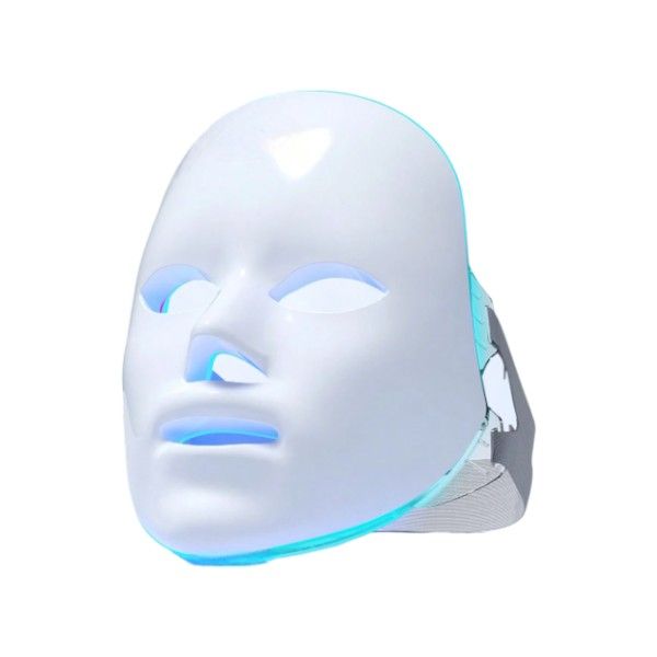 Rechargeable 7 Colour LED Face Mask For Skin Rejuvenation - White