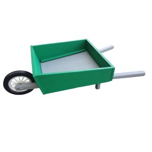Just For Kids Kiddies Wooden Wheelbarrow - Red