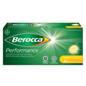 Berocca Performance Mango Effervescent - 45 Tablets