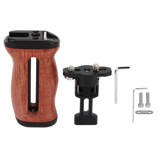 Rosewood Side Handle for Camera Cage Vlog