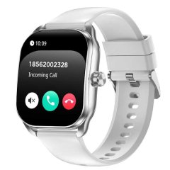 Smart Watch Fitness Tracker voice assistant Blood Pressure Reminder-Black