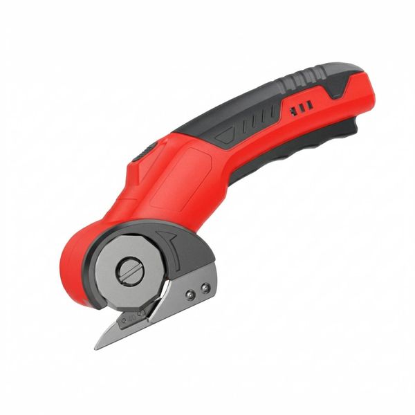 3.6V Cordless Electric Scissors &amp; Multi-purpose Box Cutter - Red