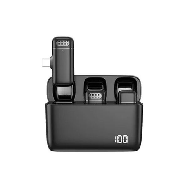 E Photographic J68 Duo Wireless Lavalier Microphone for USB Type C Devices