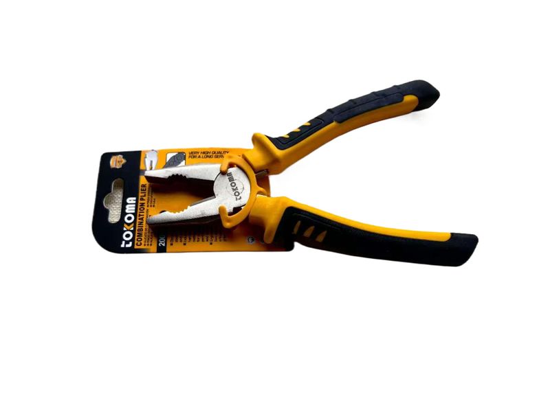 Tokoma Plier Rubber Coated Grip Wire Cutting Bending Linemen Pliers