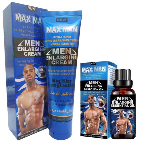 Serenity-New Men Enlarging Cream and Essential Oil Kit