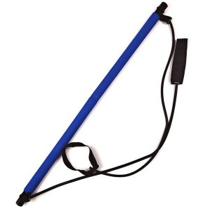 Multifunctional Pilates Bar with Resistance Band Home Gym