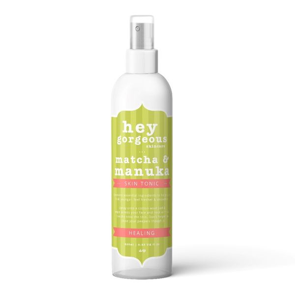 Hey Gorgeous, Matcha &amp; Manuka Skin tonic, 250ml