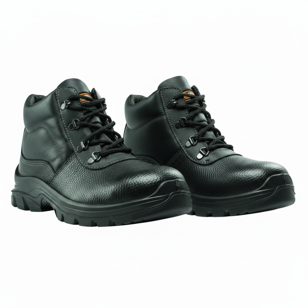 Safety Boot Econotuff STC Black Size 9 - Heat Resistant - 2 Pack