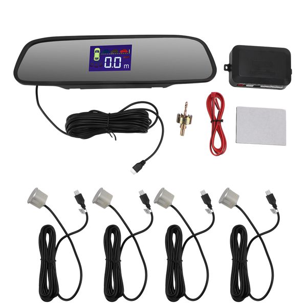 Reverse Radar, 4 Sensors, 0.3-2.0m, SUV, Gray