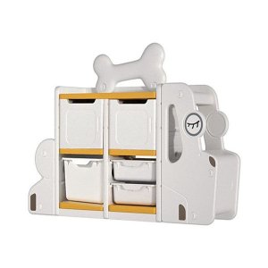 Anchor Children Kid's Toy Storage Clothes Organiser Bins Stand - Dog Themed