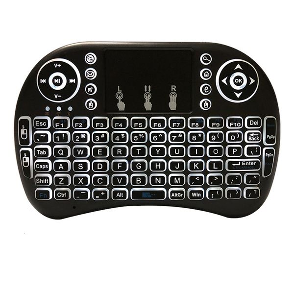Backlit Mini Wireless Keyboard Touchpad Mouse