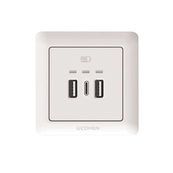 ACDC - 3xUsb Charger 5V/3.1A 3x3