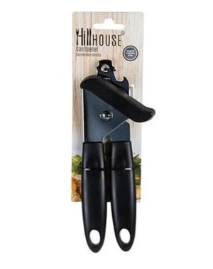 Can Opener - Stainless Steel - Black Handles