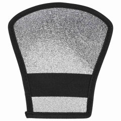 Flash Diffuser Silver/White Reflector, Black silver