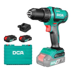 DCA 20V 13mm 60nm Industrial Brushless Drill Kit With 2.0Ahx2 &amp; Charger