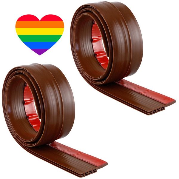 Home Decor Insect Repellant Stopper Door Stop Set of 2 (90) &amp; Heart Sticker