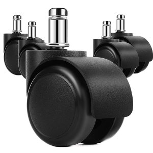 5 Pack Office Chair Castor Wheels Replacement 11mm Universal Size