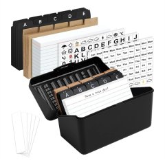 3Inchx5Inch Index Card Holder with Lock