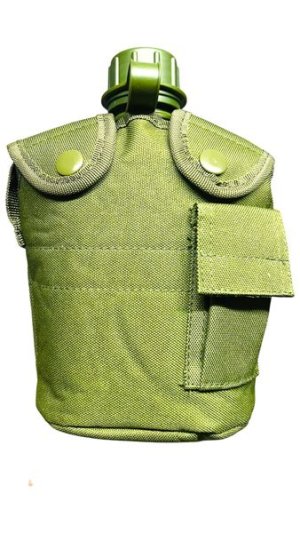 Bush Baby Hiking Camping Water Bottle 1 Liter - Carry Sling and Pouch