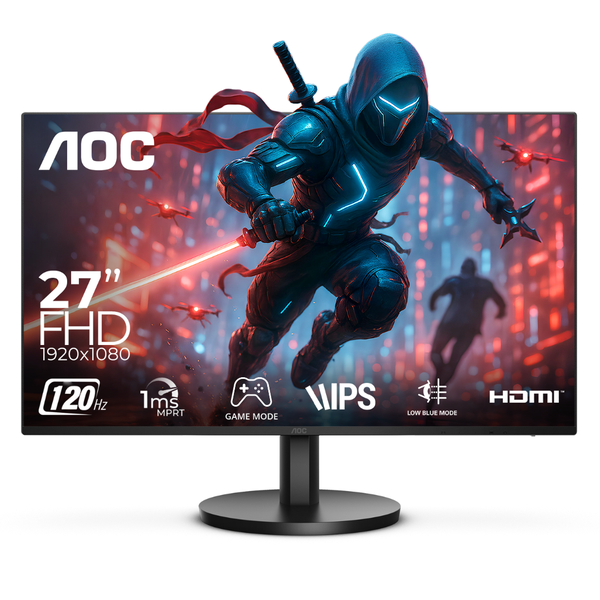 AOC 27B3HA3 27" IPS Full HD Monitor - 120Hz, Ultra Narrow Bezel