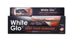 White Glo - Activated Charcoal - Deep Stain Remover Toothpaste 150ml x 2
