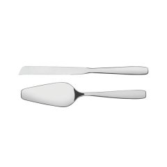 Tramontina 2 Piece Cake Set - Stainless Steel, Essentials Range, Dishwasher Safe