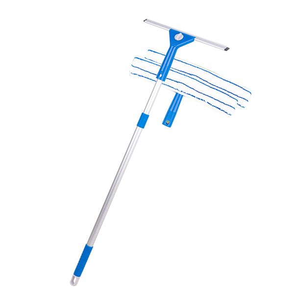 Kleaner multi-function window scraper set telescopic rod glass wiper